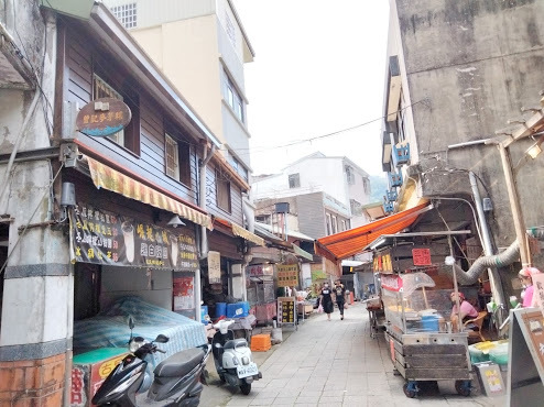 苗栗景點-洗水坑豆腐街-平日街上好冷清,熱鬧不見了