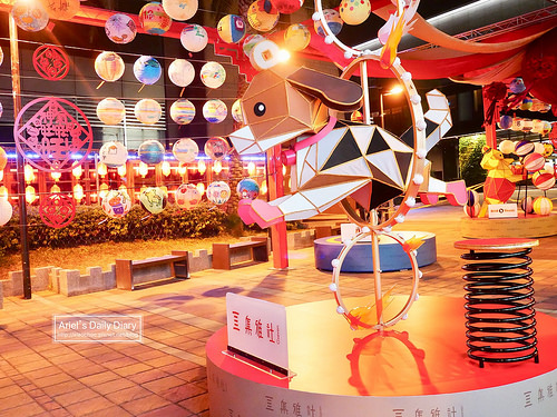 【2018台南花燈】新光三越小西門十犬十美綵燈節,過年花燈搶先開跑