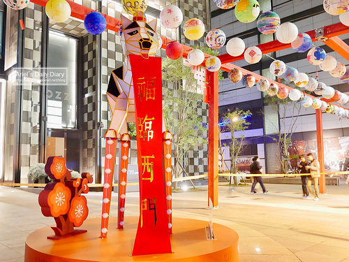 【2018台南花燈】新光三越小西門十犬十美綵燈節,過年花燈搶先開跑