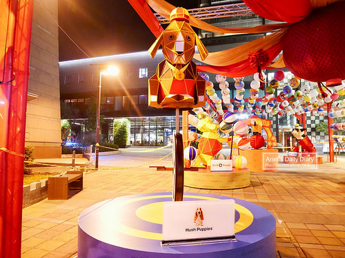 【2018台南花燈】新光三越小西門十犬十美綵燈節,過年花燈搶先開跑