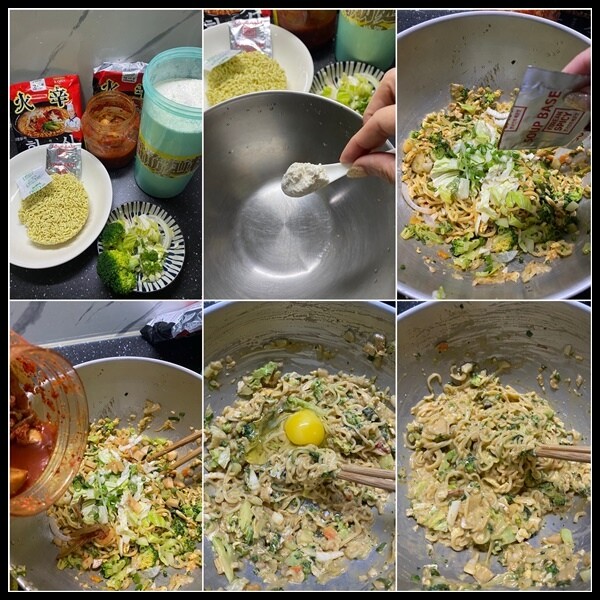 高雄市楠梓區【家樂福韓國泡麵推薦/宵夜泡麵開箱 】比辛辣麵好吃的泡麵🔥【Kmarket】韓式火辛拉麵袋裝泡麵,香辣