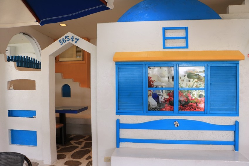 雲林古坑。56號藍色公路咖啡，夢幻地中海風格、華山夜景 x 古坑景觀餐廳