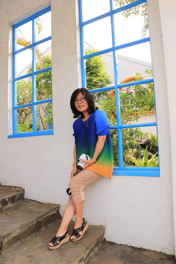 雲林古坑。56號藍色公路咖啡，夢幻地中海風格、華山夜景 x 古坑景觀餐廳