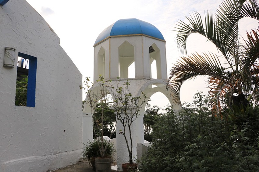 雲林古坑。56號藍色公路咖啡，夢幻地中海風格、華山夜景 x 古坑景觀餐廳