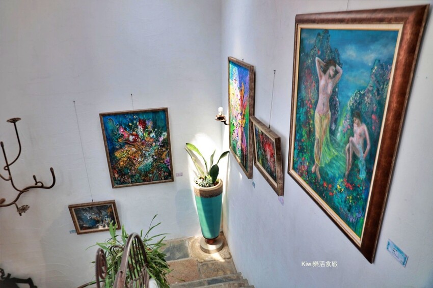 田尾綠海咖啡館︱彰化田尾公路花園白色地中海建築.品嚐咖啡、下午茶輕食～歐式庭園隨手拍都好看！