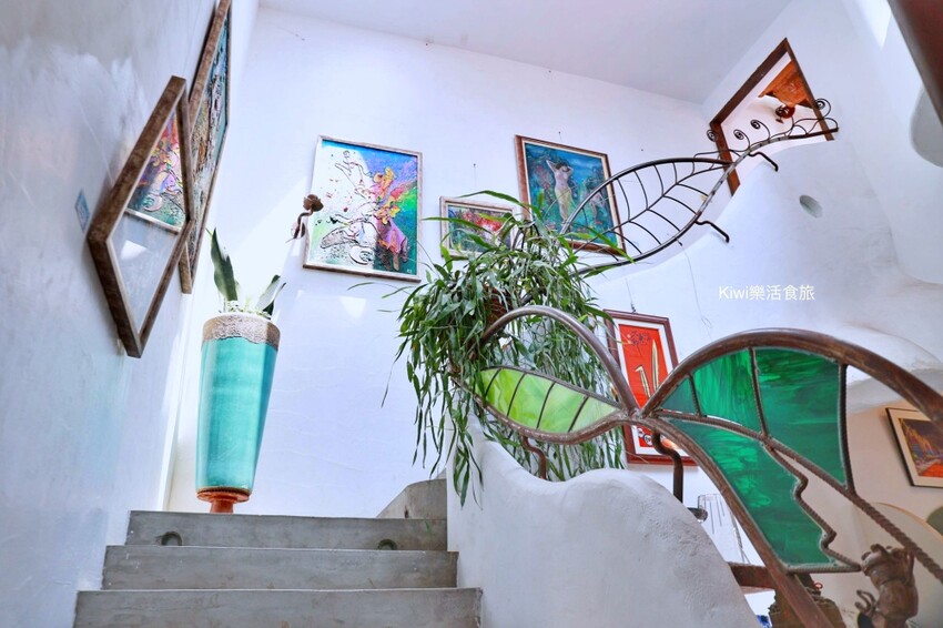 田尾綠海咖啡館︱彰化田尾公路花園白色地中海建築.品嚐咖啡、下午茶輕食～歐式庭園隨手拍都好看！