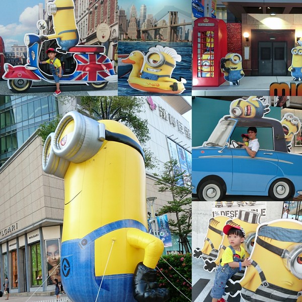 漢神巨蛋百貨(Great egg)：高雄漢神巨蛋~黃色風暴來襲~超萌小小兵入侵高雄~可愛場景讓你拍到不要不要呦~