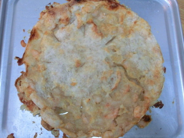 湄南小鎮-月亮蝦餅：湄南小鎮月亮蝦餅~原來在家使用烤箱也能烘烤出好吃的蝦餅喔!又香又脆~大人小孩都愛吃^^