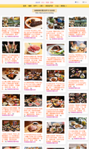 海綿飽飽的鳳梨城堡的美食牆