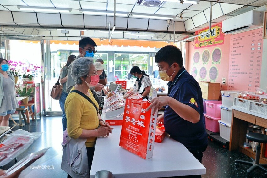 彰化北斗伴手禮！70年李老城肉脯店創始店薄透肉乾，北斗三大名產之一。