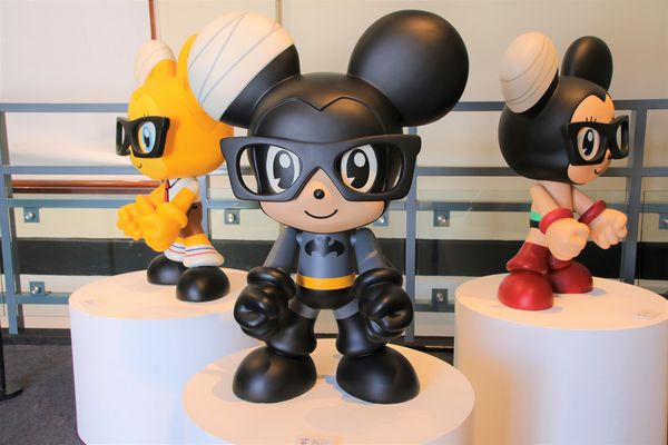 新竹市美術館：【新竹景點】新竹市美術館『好玩藝兒』釣魚小兔、小鼠。免費景點~帶著赤子之心來參展充滿童趣的當代藝術