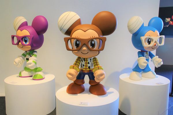 新竹市美術館：【新竹景點】新竹市美術館『好玩藝兒』釣魚小兔、小鼠。免費景點~帶著赤子之心來參展充滿童趣的當代藝術