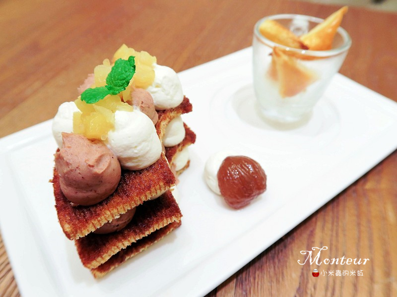 【捷運中山站】Monteur 夢甜屋(中山門市)~秋天吃栗子的季節，享受溫暖清雅的日式小確幸♥