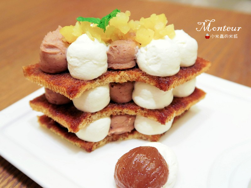 【捷運中山站】Monteur 夢甜屋(中山門市)~秋天吃栗子的季節，享受溫暖清雅的日式小確幸♥