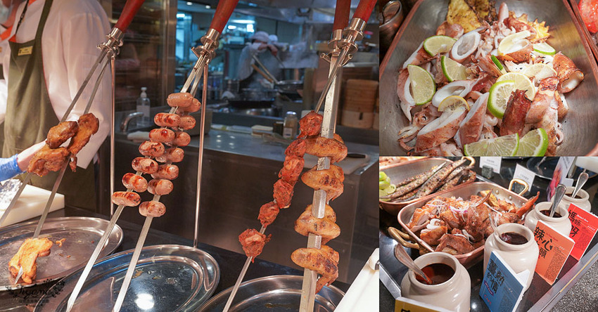 這間自助餐真的有厲害!!肉控最愛濕式熟成爐烤肋眼牛排與炭烤牛舌!