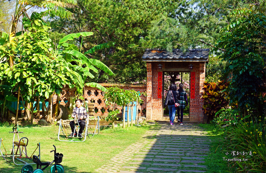 台中沙鹿景點》人間食解景觀餐廳 古色古香渡假小村落！落雨松秘境.下午茶.情侶約會.家庭聚餐好去處~ - 小潔趴趴走旅遊札記