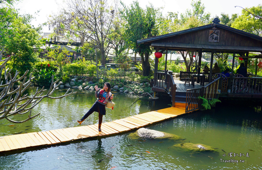 台中沙鹿景點》人間食解景觀餐廳 古色古香渡假小村落！落雨松秘境.下午茶.情侶約會.家庭聚餐好去處~ - 小潔趴趴走旅遊札記