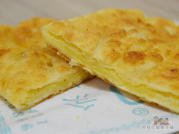 一口香餡餅21-綠豆沙餡餅切面