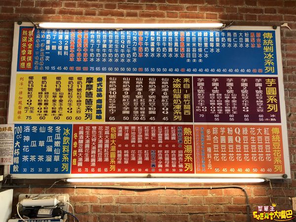 阿忠冰店菜單價位大公開！新鮮熬煮必點的古早味鳳梨冰~招牌綜合豆花、鳳梨冰。