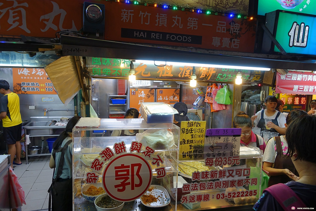 [新竹美食]新竹都城隍廟～城隍廟廟口美食懶人包．到訪必吃西大發、葉大粒粉圓冰．郭家潤餅道地美食