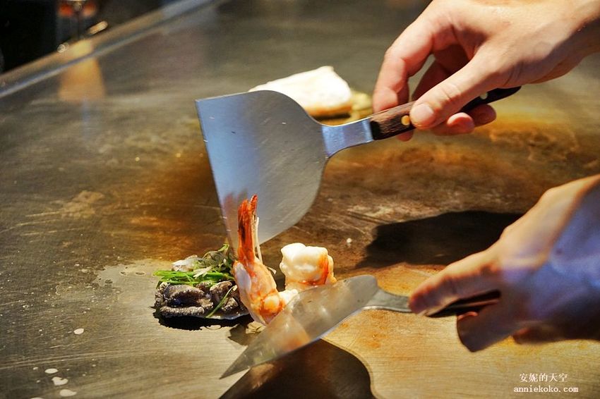 [台北東區約會餐廳推薦 墨賞新鐵板料理] 超值套餐十品饗宴 全台十大鐵板燒票選TOP1 - 安妮的天空