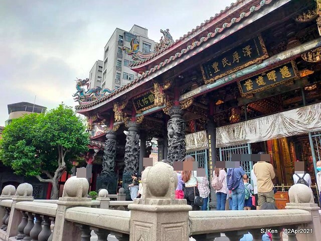 「龍山寺」(Longshan temple), Taipei, Taiwan, SJKen, Apr 2,2021.