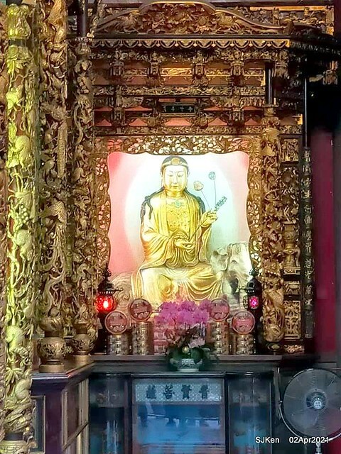 「龍山寺」(Longshan temple), Taipei, Taiwan, SJKen, Apr 2,2021.