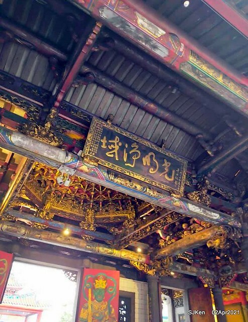 「龍山寺」(Longshan temple), Taipei, Taiwan, SJKen, Apr 2,2021.