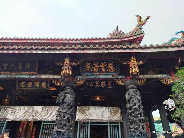 「龍山寺」(Longshan temple), Taipei, Taiwan, SJKen, Apr 2,2021.
