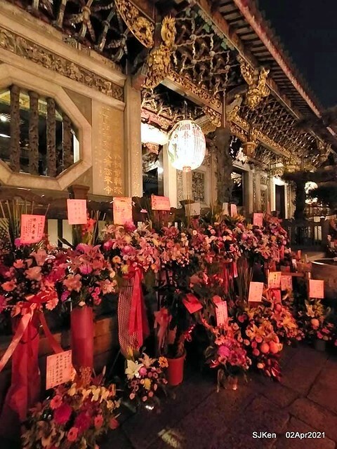 「龍山寺」(Longshan temple), Taipei, Taiwan, SJKen, Apr 2,2021.