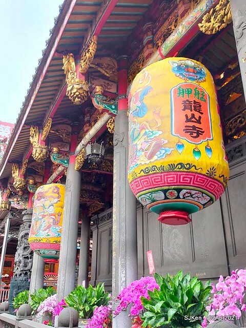 「龍山寺」(Longshan temple), Taipei, Taiwan, SJKen, Apr 2,2021.