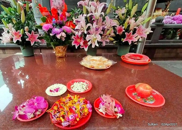 「龍山寺」(Longshan temple), Taipei, Taiwan, SJKen, Apr 2,2021.