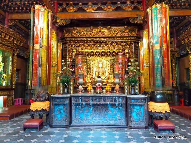 「龍山寺」(Longshan temple), Taipei, Taiwan, SJKen, Apr 2,2021.