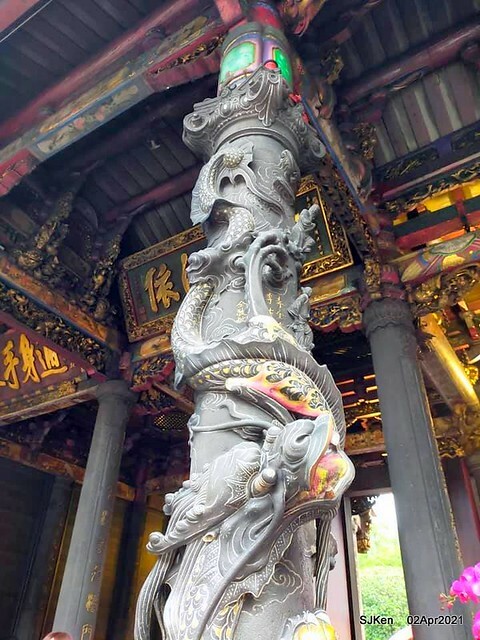「龍山寺」(Longshan temple), Taipei, Taiwan, SJKen, Apr 2,2021.