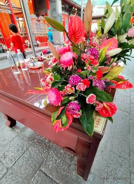 「龍山寺」(Longshan temple), Taipei, Taiwan, SJKen, Apr 2,2021.