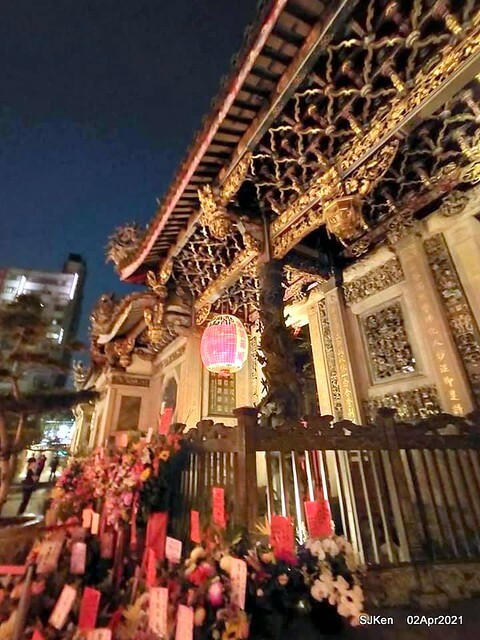 「龍山寺」(Longshan temple), Taipei, Taiwan, SJKen, Apr 2,2021.
