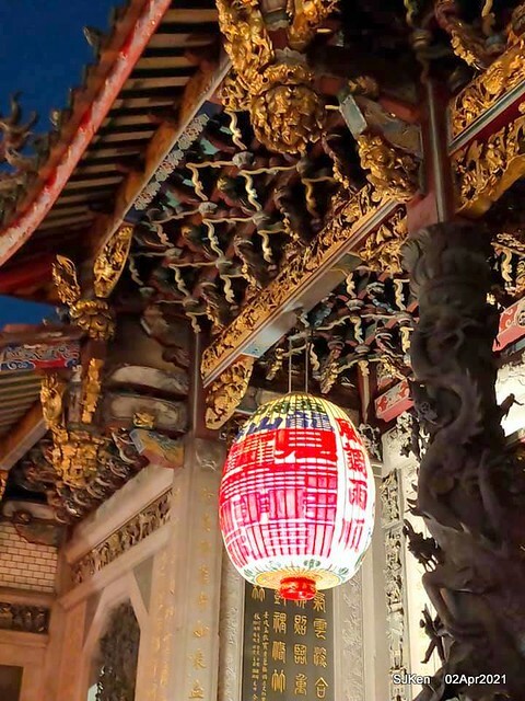 「龍山寺」(Longshan temple), Taipei, Taiwan, SJKen, Apr 2,2021.
