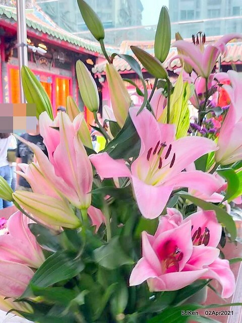 「龍山寺」(Longshan temple), Taipei, Taiwan, SJKen, Apr 2,2021.