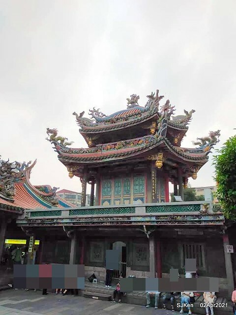 「龍山寺」(Longshan temple), Taipei, Taiwan, SJKen, Apr 2,2021.
