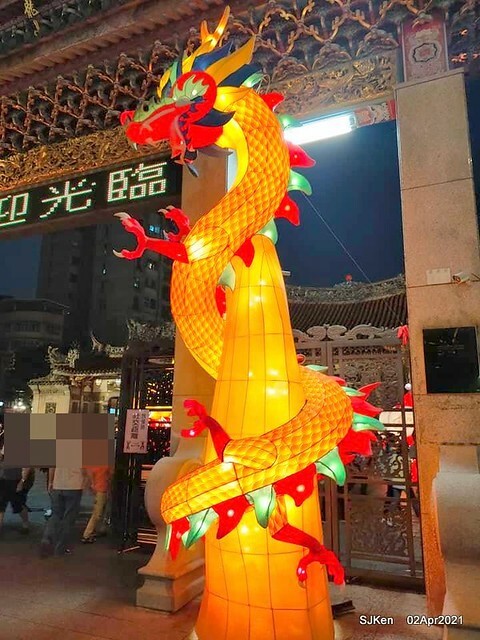 「龍山寺」(Longshan temple), Taipei, Taiwan, SJKen, Apr 2,2021.