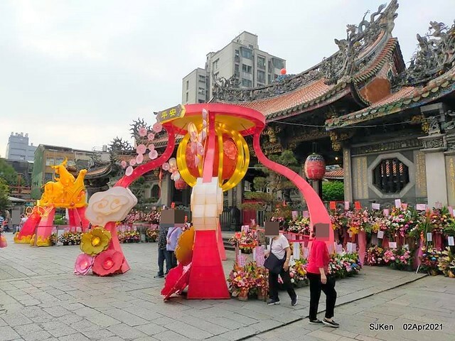 「龍山寺」(Longshan temple), Taipei, Taiwan, SJKen, Apr 2,2021.