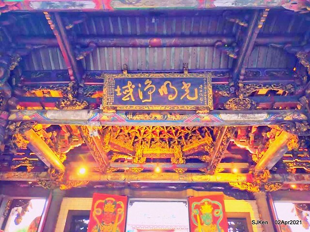 「龍山寺」(Longshan temple), Taipei, Taiwan, SJKen, Apr 2,2021.