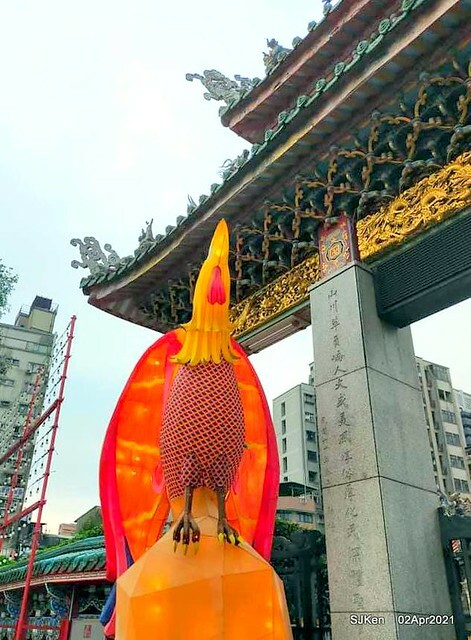 「龍山寺」(Longshan temple), Taipei, Taiwan, SJKen, Apr 2,2021.