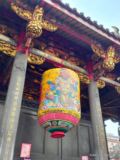 「龍山寺」(Longshan temple), Taipei, Taiwan, SJKen, Apr 2,2021.