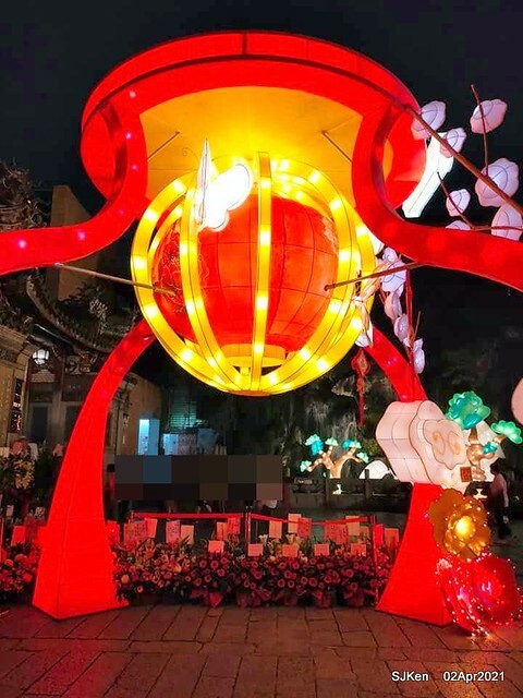 「龍山寺」(Longshan temple), Taipei, Taiwan, SJKen, Apr 2,2021.