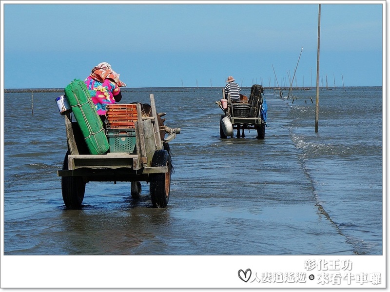 丫頭遊記_假日就該這樣玩~~來王功看海看天看牛車!!