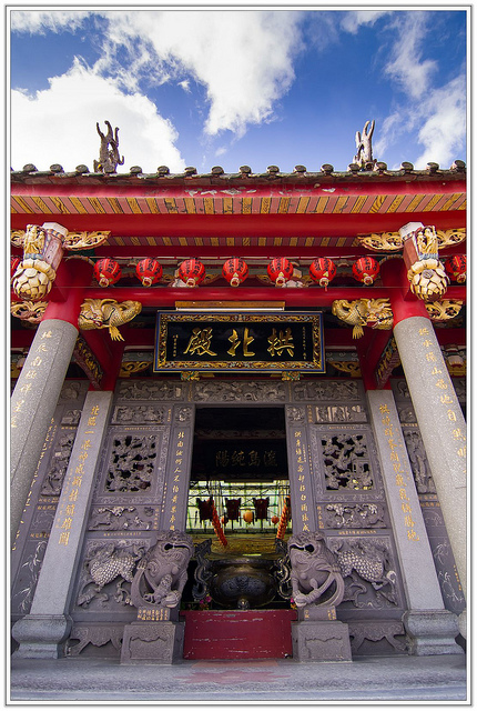 ╠台北旅遊╣香傳百年。悠然不朽-沒有紅楓依然優美愜意-汐止拱北殿