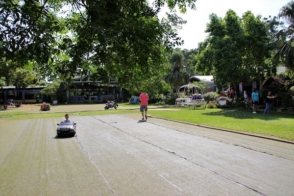 青林農場：【桃園觀音景點】青林農場~南洋風味主題餐廳，乾燥花工坊DIY，搭火車，烤肉，餵兔子，50元門票可全額折抵消費