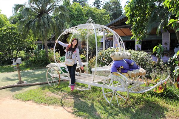 青林農場：【桃園觀音景點】青林農場~南洋風味主題餐廳，乾燥花工坊DIY，搭火車，烤肉，餵兔子，50元門票可全額折抵消費