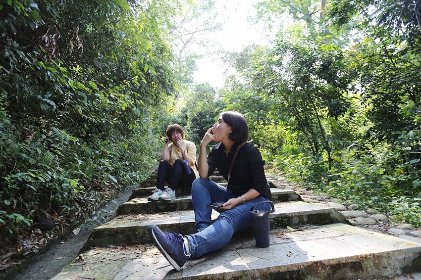 屏東景點。大津瀑布，山不高、好走又沁涼、舒心的消暑的聖地